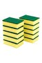 12 pcs Dishwasher Sponge Heavy Duty Cellulose Scrub Sponges Kitchen, Powerful Scrubbing and Cleanin