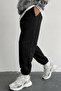 Baggy Cut Sweatpants with Elastic Cuffs for Winter - 2