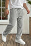 Men's Baggy Cut Winter Wide Leg Oversized Sweatpants - 4