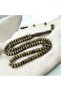 Rosewood Cylinder Cut 5X10 mm Natural Wood Prayer Beads - 2