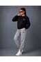 Zero Collar Sweat Suit 2-Piece Combination Winter Shardooned X Printed Women's / Men's Unisex Model