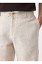 Natural Men's Regular Fit 100% Linen Shorts B35S36007 - 6
