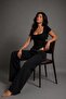 Women's Short Sleeve Sandy Fabric Bodysuit Blouse Body Square Neck Double Layer - 2