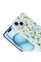 iPhone 13 Compatible Case with Camera Protection Patterned Clip Cover - Blue Tulip - T42038 - 3