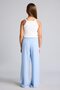 Straight Wide Wide Leg Crinkle Viscose Trousers with Pockets for Girls G0612A826Sp - 5