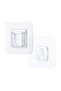 Item Fixing Hanger 10 Pairs of Transparent Double-Sided Adhesive Snap Clips Bx40 - 2