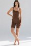 Women's Waist and Leg Tightening Brown Full Body Suit - 5