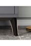 Storage Cabinet, Free Standing TV Cabinet with Drawer, Home Sideboard Cabinet, Entryway Console Cabinet Accent Table for Bedroom Hallway Dining Room, 140*40*75cm (DSG044, Grey) - 7