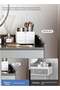 Home Bedroom Dressing Table Storage Cabinet with LED Hd Makeup Mirror, 2 Drawers Dressing Table With Drawers Vanity Table Beautiful Makeup Table 100*40*116CM - 7