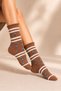 Women's Cotton Elasticless Socks with Patterned Design, Multi-Colored, Pack of 4 - 2