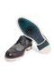 Black Color Lace-Up Genuine Men's Shoes - 3
