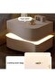 Set of 2 Modern High Gloss One Touch Switch Night Light LED Nightstand with 2 Storage Drawers Solid Wood Bedside End Table Furniture 50x40.5x50 cm (Fully Assembled) - 7