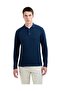 Men Box Knit Sweater With Collar