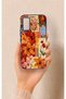Infinix Gt 30 Pro Compatible Orange Lily Patterned Silicone Case