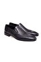 Black Color Laceless Genuine Leather Men's Shoes
