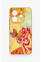 Redmi Note 14 4g Compatible Tiger of the Sun Patterned Silicone Case - 2