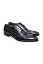 Black Color Lace-Up Genuine Leather Leather Sole Men's Shoes