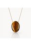 Zodiac Signs Collection 100% Natural Tiger's Eye Pendant - Leo Zodiac Stone