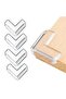 4 Pieces of 3m Adhesive Triangular Soft and Flexible Structure Coffee Table, Table, Cabinet Corner Protector (5492)
