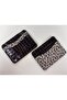 Genuine Leather Card Holder Leopard Patterned Croco