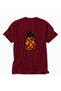 Minimalist Dragon Fruit Graphic Print T-Shirt - Red - 5