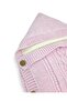 Natural Knitwear Baby Swaddle with Welsoft Inside, Hooded, Buttoned, Breathable Winter Baby Swaddle - 3