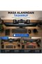 Dual Fan Clip-On Led Monitor Lamp – 360 °   Rotatable Fan, 5 Speed Levels, Quiet Operation, Us - 5