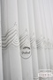 1-3 Dense Pleated Silver Wavy Waterway Patterned Umay Ecru Tulle Curtain - 5
