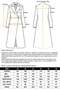 Removable Leopard Pattern Fur Long Leather Trench Coat Black 6893 - 8