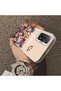 Redmi Note 11 Pro Compatible Silicone Edge Hard Back Case Couple Phone Case with Floral Pattern - 4