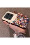 Redmi Note 14 Pro 5g Compatible Silicone Edge Hard Back Case Couple Phone Case with Floral Pattern - 2