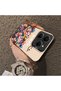Tecno Spark 20 Pro Compatible Silicone Edge Hard Back Case Couple Phone Case with Floral Pattern - 4