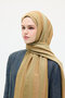 Naia Jacquard Shawl Stripe Pattern - Khaki - 2
