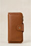David Polo Women's Wallet, Multi-Compartment Coin Pocket, Snap Fastener and Zipper, Luxury Wallet - 4