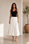 Textured Long Flared Skirt - 2