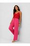 Bürümcük Fabric Lycra Pants with Elastic Waist and Ribbon Detail - 4