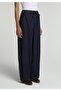Loose Fit Women's Dark Indigo Denim Jean Pants - 4