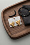 316L Steel Gold Color Heart Model Earrings - - 2