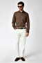 Long Sleeve Regular Fit 100% Linen Embroidered Shirt - 6