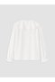 White Embroidered Girls' Shirt - 3
