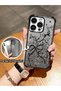 حافظة شفافة متوافقة مع هاتف iPhone 14 Pro مصنوعة من السيليكون بأربعة زوايا وحواف لامعة