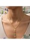 Colorful Floral Daisy Figured Dangle Women's Chain Necklace - 2