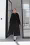 Black Premio Lined Trench Coat - 7