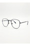 Men's Accessory Glasses – Black Metal Frame - 4