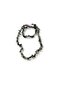 Agate Real Natural Stone Women's Necklace and Bracelet Set Green - 5
