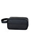 Double Compartment Black Men's Hand, Shaving and Travel Bag - 4