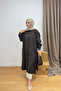 Molly Nelly Women's Gold Buttoned Long Tunic Cap - 3