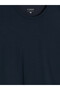 Indigo Crew Neck Long Sleeve Men's Pajama Top - 3