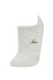 Women's Floral 3-Piece Cotton Sneaker Socks B6024Axns - 4