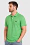 Men Regular Fit Short Sleeve Embroidered Logo Polo Shirt, Green - 3